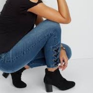 Maurice's high rise ankle jeans